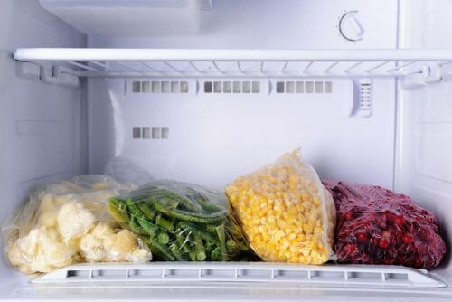 store pressure cooker food in freezer