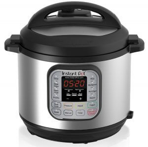 Instant Pot IP-DUO60 7-in-1 Programmable Pressure Cooker, 6Qt/1000W, Stainless Steel Cooking Pot and Exterior, Latest 3rd Generation Technology